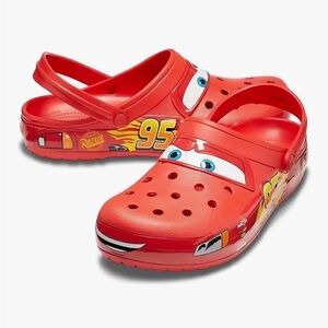 NEW Crocs Lightning McQueen Clog Adult Shoe Limited Classic No Lightup